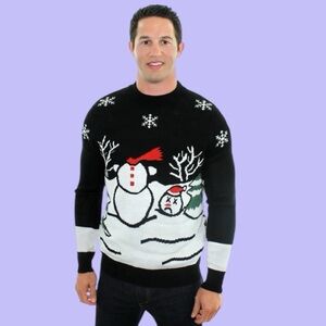 Tipsy Elves Dead Snowman Ugly Christmas Sweater